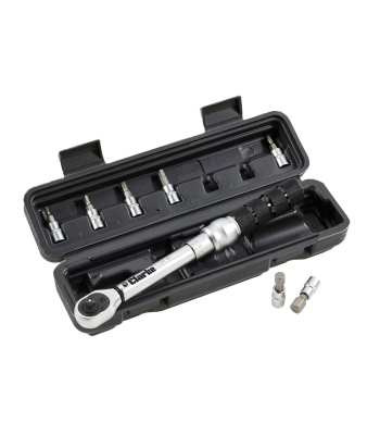 Clarke CHT953 1/4" Bicycle Torque Wrench & Bit Set (2 - 24Nm) - Code 1801953