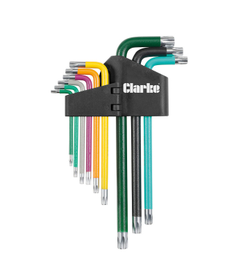 Clarke CHT955 9 Piece Torx Key Set - Code 1801955