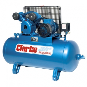Clarke SEV11C100 Portable Industrial Air Compressor (WIS) (3 Ph)