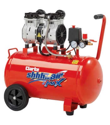 Clarke SHHH50/150 Shhh Air Max 7cfm 50 Litre 1.5HP Low Noise Compressor (230V) - Code 2242045