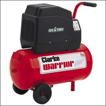 Clarke 'Warrior 30A' Air Compressor (Oil Free)