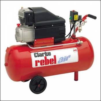 Clarke 'Rebel 60' Air Compressor (110v)
