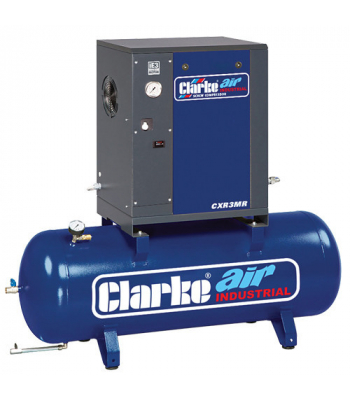 Clarke CX3MR 8.5cfm 200 Litre 3HP Industrial Screw Compressor (230V) - Code 2456290