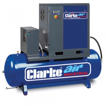 Clarke CXR15RD 15HP Industrial Screw Compressor with Air Receiver & Dryer - Code 2456585