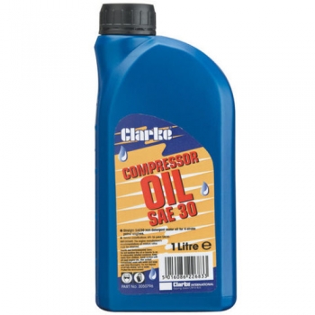 Clarke SAE30 Long Life Compressor Oil 1 Litre - Code 3050796