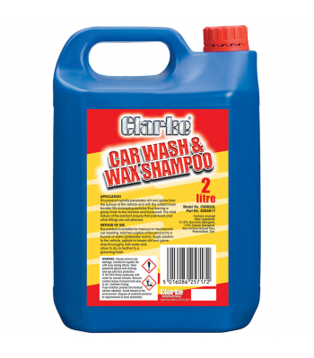 Clarke PWWS2L 2L Wash & Wax Car Shampoo - Code 3050817
