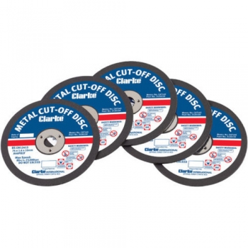 Clarke CAT145 3” Pack Of 5 Cutting Discs - Code 3120159