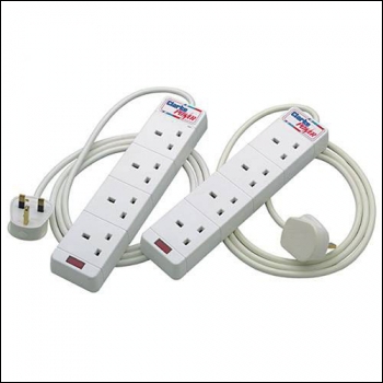 Clarke C24SP 13amp 4-Way Surge Protection Ext. Lead