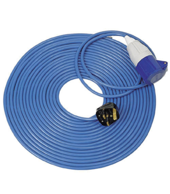 Clarke EL14-B 14m 13A Plug to 16A Socket Extension Lead (230V) - Code 3220850