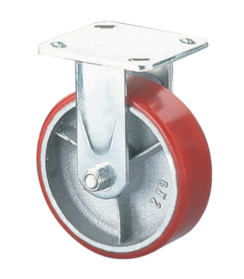 ML536R 125mm Heavy Duty Fixed Castor - PU - Code 4200150