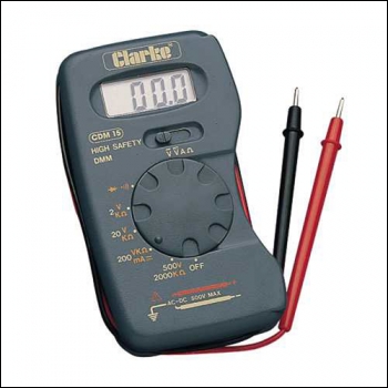 Clarke CDM15 Compact Digital Multimeter