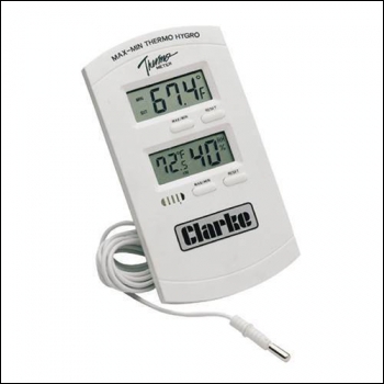 Clarke Digital Thermometer & Hygrometer