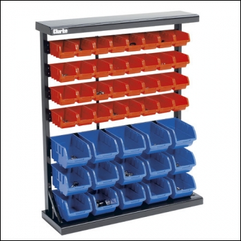 Clarke  CSR47 Single Sided Storage Bin Rack