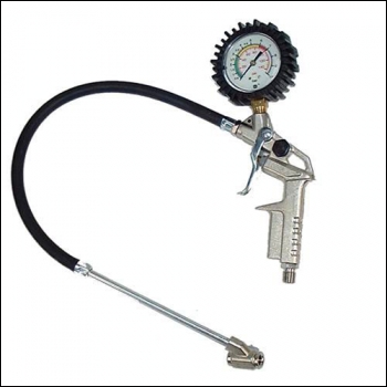 Clarke  Twin Airline Tyre Inflator Gauge - 25DTC