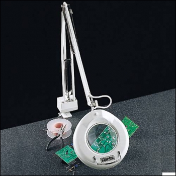 Clarke SAM100 Swing Arm Magnifying Lamp