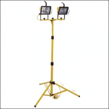 Clarke CHL120 1000W Twin Halogen Floodlight 110v