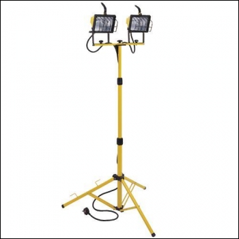 Clarke CHL1000TD Twin 500W Halogen Floodlights