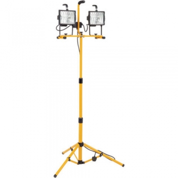 Clarke HLC400T Twin Halogen Work Lights With Tripod (110V) - Code 5460690