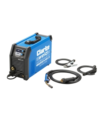 Clarke MIG200 S-MULTI 200A MIG/TIG/MMA Synergic Inverter Welder - Code 6015605