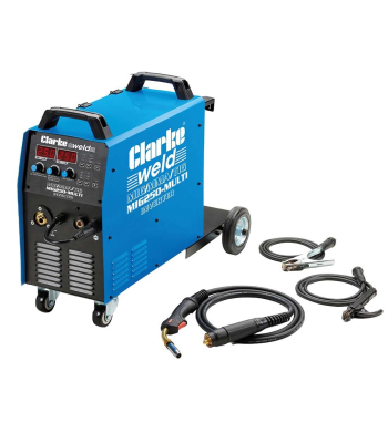 Clarke 220A MIG/MMA/TIG Inverter Welder -  MIG250MULTI - Code 6015607
