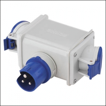 Clarke 2-Way Adaptor Plug 16A 230v