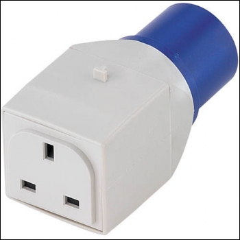 Clarke 230v Adaptor - 16A to 13A Socket