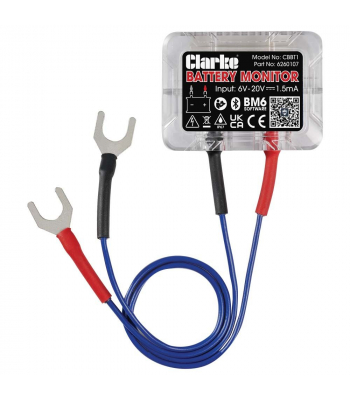 Clarke CBBT1 12V Bluetooth Battery Monitor/Tester and Vehicle Locator - Code 6260107