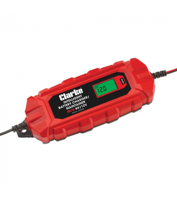 Clarke IBC6 6/12V Intelligent 6A Battery Charger - Code 6266340