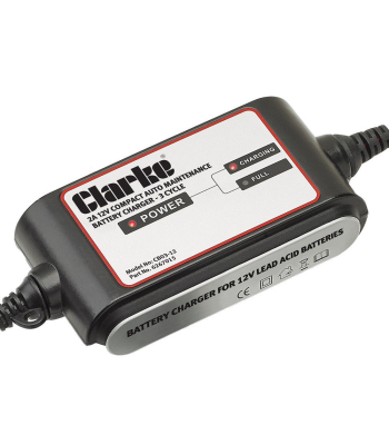 Clarke CBO3-12 12V 2A Auto Battery Charger/Maintainer – 3 Stage - Code 6267015