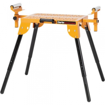 Clarke CMSSR Folding Mitre Saw Stand With Rollers - Code 6500975