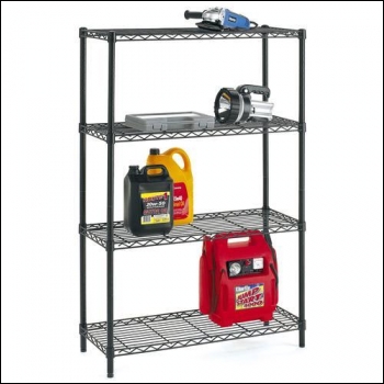 Clarke  CS4000B - 4 Shelf Boltless Wire Shelving