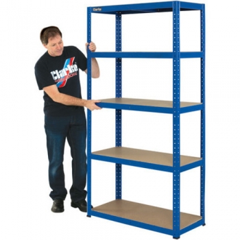 Clarke CSM5100BL 100kg Boltless shelving (Blue) - Code 6600734