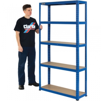 Clarke CSM5175/30BL Heavy Duty Boltless Shelving - Blue - Code 6600740