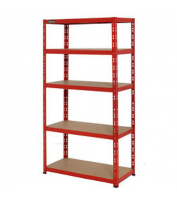 Clarke CSM5175/45RP 175kg Boltless Shelving (Red) - Code 6600748