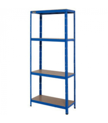Clarke CSR4200/40BL 200kg Heavy Duty Boltless Shelving (Blue) - Code 6600758