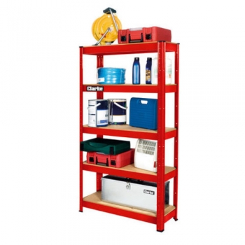 Clarke CSM5150RP 150kg Boltless Shelving (Red) - Code 6600802
