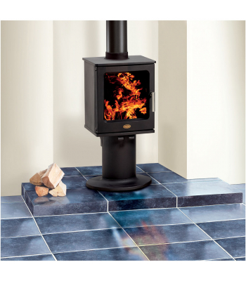 Clarke Gloucester 5kW Eco-Design Ready Cast Iron Wood Burning Pedestal Stove - Code 6909952