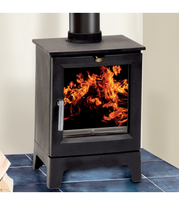 Clarke Malvern II 4.9kW Eco-Design Ready Wood Burning Cast-Iron Stove - Code 6910121