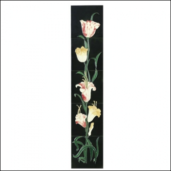 Clarke Black & Green Tile Set