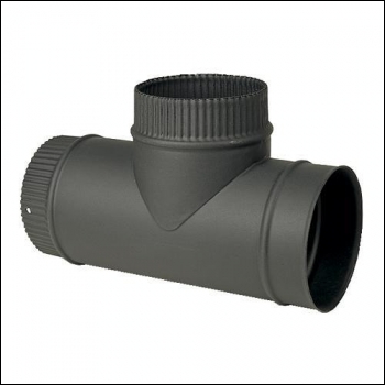 Clarke 90? Tee Flue Pipe 6 inch 