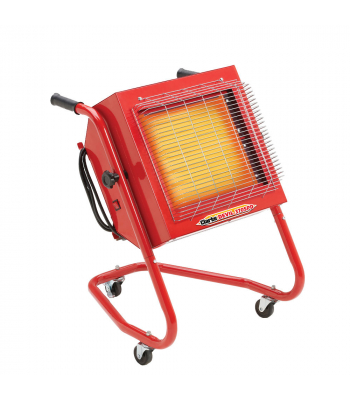 Clarke Devil 370SPD 2.8kW Remote Controlled Quartz Halogen Infrared Heater (230V) - Code 6920259