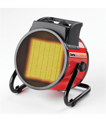 Clarke DEVIL2800PTC-B 2.8kW Ceramic Fan Heater (230V) - Code 6925601