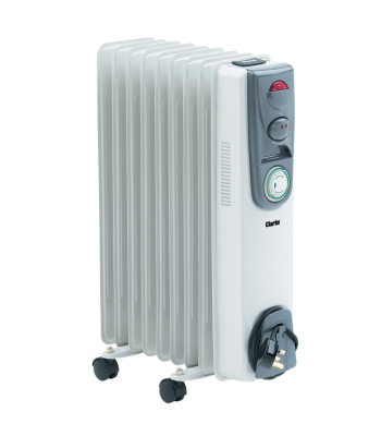Clarke OFR 9/200 2kW Oil Filled Radiator With Timer  - Code 6934005