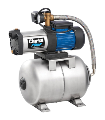 Clarke CBT1300SS 1" 1350W 90Lpm 35m head Stainless Steel Booster Pump (230V) - Code 7238021