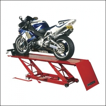 Clarke CML3Air - Air & Foot Pedal Operated Hydraulic Motorcycle Lift