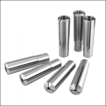 Clarke 7 Piece MT3 Taper Collet Set to Suit CMD300