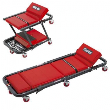 Clarke CMC50 - 2-in-1 Folding Car Creeper & Seat