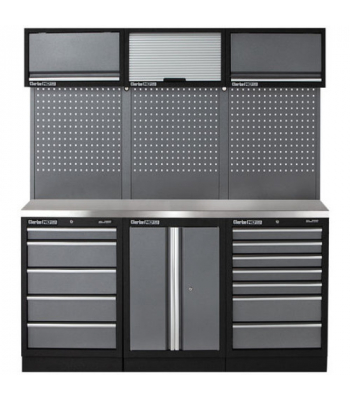 Clarke COMBGMS04 Modular Storage System 14 Piece Package Stainless Steel Worktop - Code 7632905