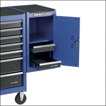 Clarke CSL26BB - 2 Drawer 'Blue Line' Side Locker
