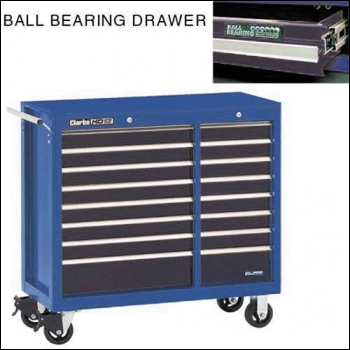Clarke CBB226BL 16 Drawer XL Mobile Tool Cabinet